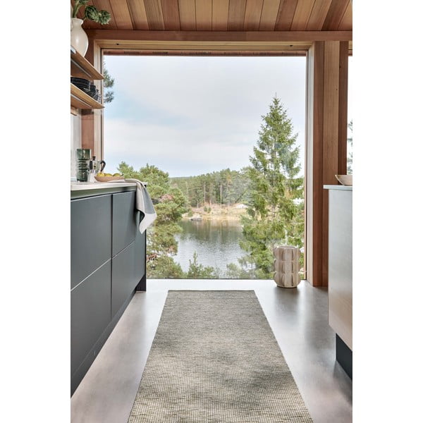 Trauku dvielis no lina maisījuma 46x66 cm Otto Olive – Pappelina-image-1