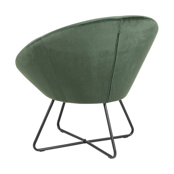 Zaļš samta atpūtas krēsls Actona Center-image-3