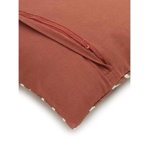 Brūna dekoratīvā kokvilnas spilvendrāna Westwing Collection Nomad, 45 x 45 cm-image-4