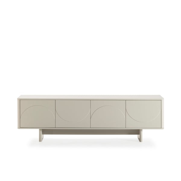 Krēmkrāsas TV galdiņš 180x55x40 cm Solei – MOME