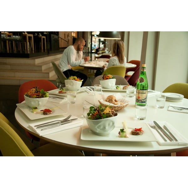 Balta porcelāna bļoda 58products Happy-image-1