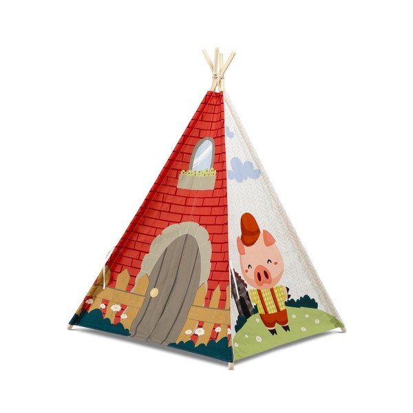 Kokvilnas teepee Mr. Fox Little Pigs-image-3