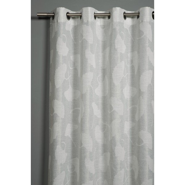 Gaiši pelēks žakarda aizkars 140x245 cm Gingko – Sehlbach