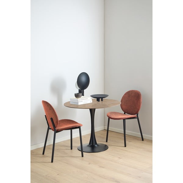 Terakotas oranžs pusdienu krēsls Cliff – Actona-image-3