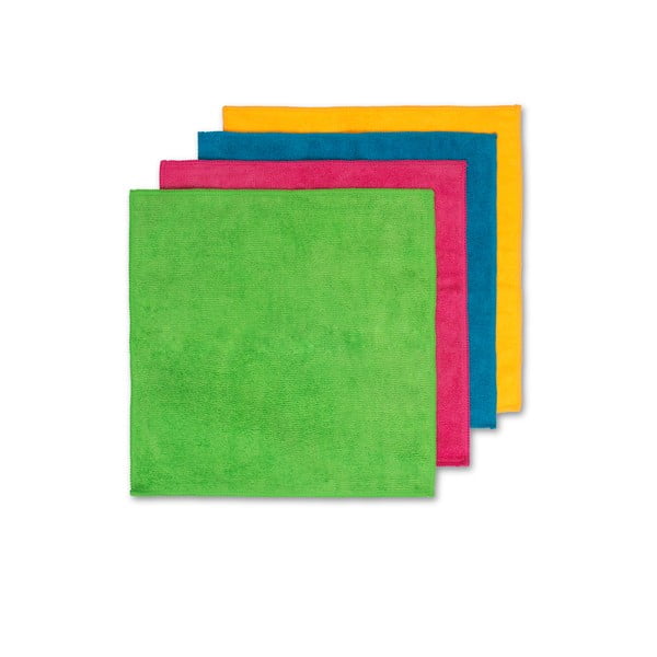 Mikrošķiedras tīrīšanas drānas (4 gab.) Colors – Vileda-image-2