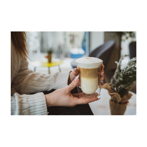 Stikla krūzes (6 gab.) ar dubultsienu 250 ml – Vialli Design-image-3