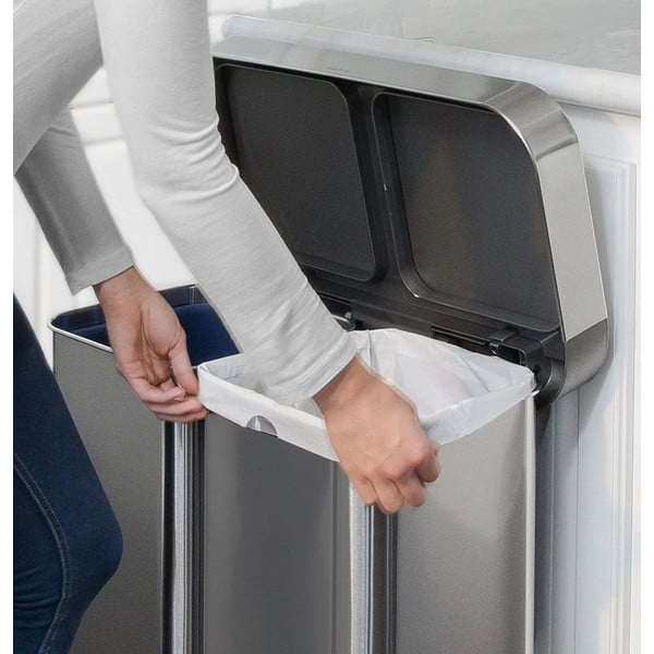 Savelkami atkritumu maisi (20 gab.) 35 l H – simplehuman-image-1