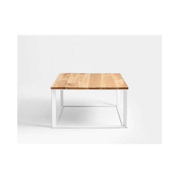 Žurnālgaldiņš ar baltu pamatni un ozolkoka virsmu Custom Form Skaden-image-1