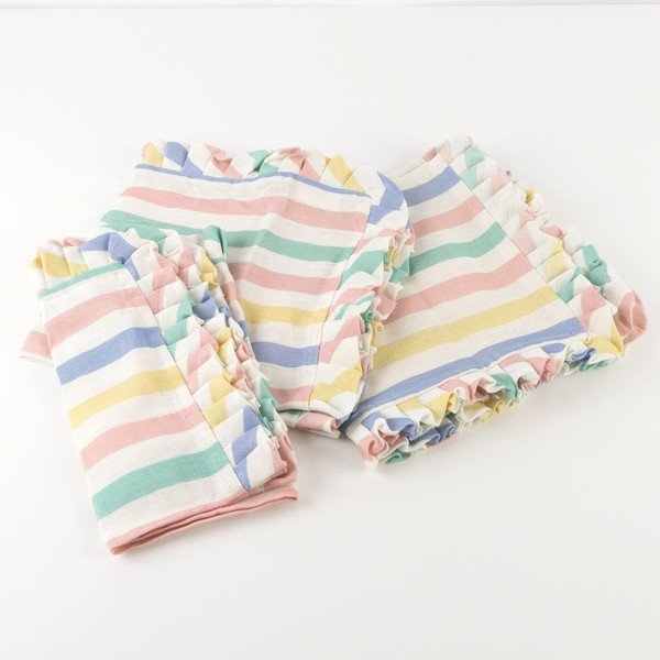Lina salvetes (4 gab.) Multi Stripe – Meri Meri-image-1