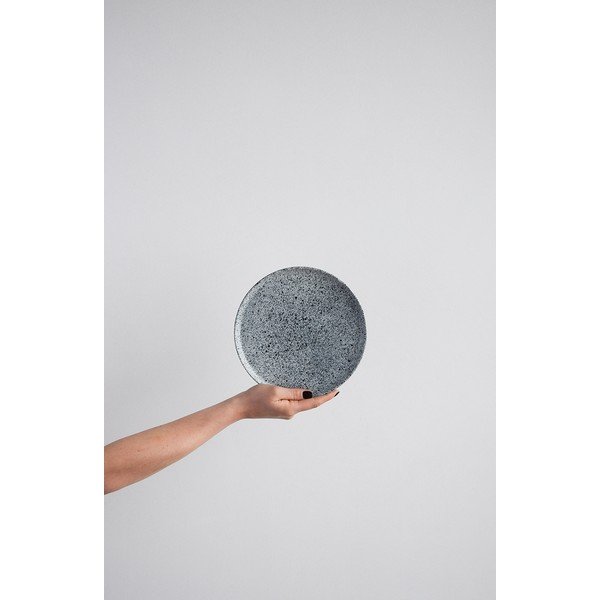 Balts un melns ÅOOMI Mess mazs keramikas šķīvis, ø 20 cm-image-2