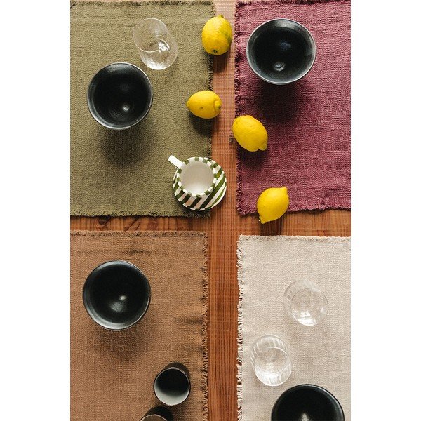 Kokvilnas galda paliktņi (2 gab.) 38x50 cm Handloom – Lorena Canals-image-1