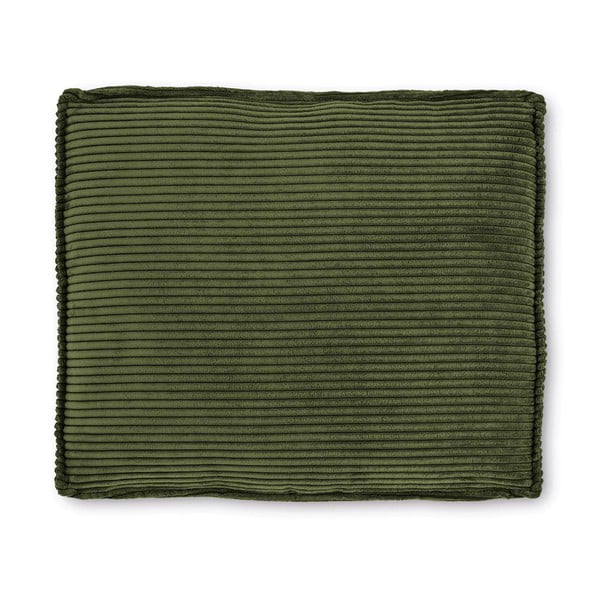 Zaļš velveta dīvāna spilvens Blok – Kave Home