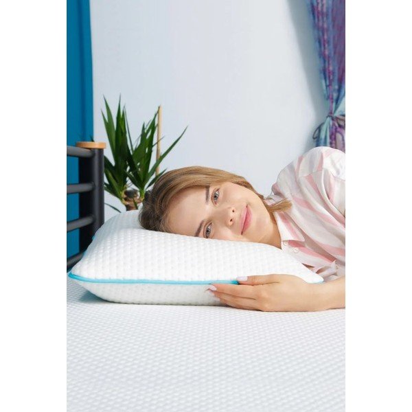 Anatomiskais spilvens ar atmiņas putu pildījumu 35x65 cm – Mila Home-image-2