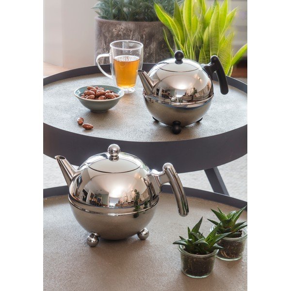 Sudraba krāsas nerūsējošā tērauda tējkanna 1,2 l Bella Ronde – Bredemeijer-image-2