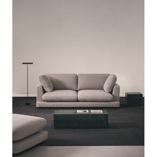 Zaļš marmora žurnālgaldiņš 50x100 cm Sorein – Kave Home-image-1