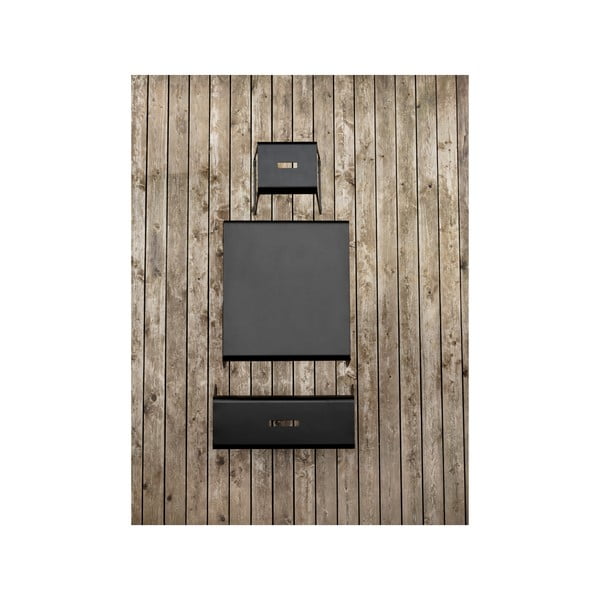 Melns metāla apavu plaukts ar soliņu A-Bench – Zone-image-3