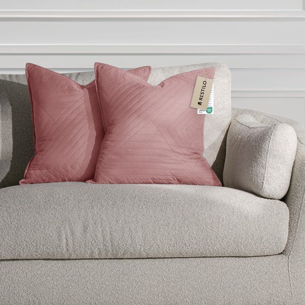 Mikrošķiedras spilvendrānas (2 gab.) 45x45 cm Softa – Restilo-image-1