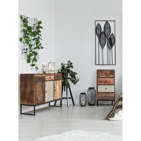 Metāla sienas dekors 61x135 cm Adhira – Bizzotto-image-3