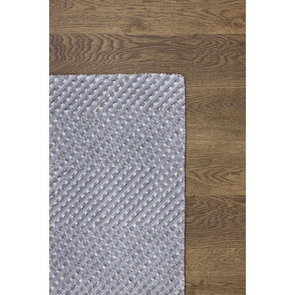 Gaiši zils vilnas paklājs 160x240 cm Mesh – Agnella-image-3