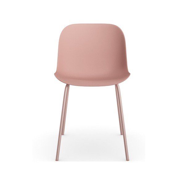 2 rozā ēdamistabas krēslu komplekts Støraa Ocean-image-3