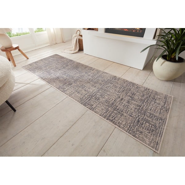 Pelēks celiņa paklājs 80x200 cm Terrain – Hanse Home-image-1