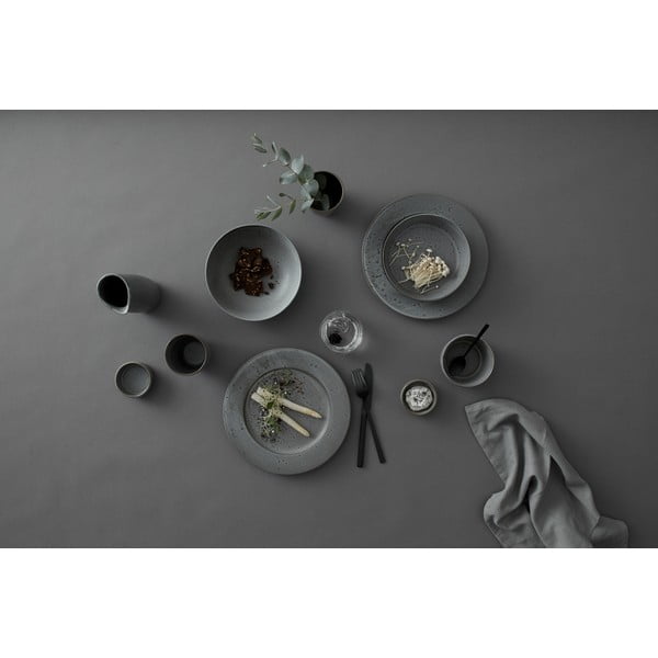 Pelēka keramikas piena krūze 500 ml Grey/Grey – Bitz-image-1