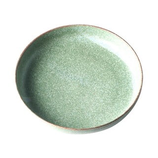 Zaļš keramikas deserta šķīvis MIJ Fade, ø 20 cm