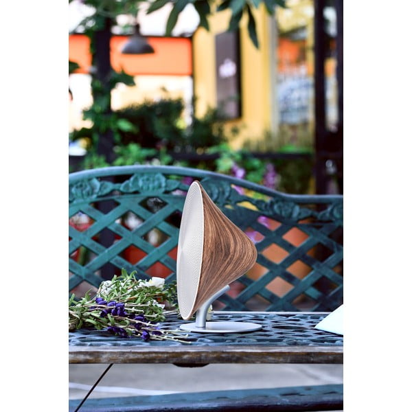 Tumši brūns liels bluetooth skaļrunis Gingko Halo-image-1