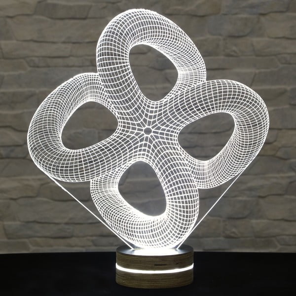 3D galda lampa Abstract II
