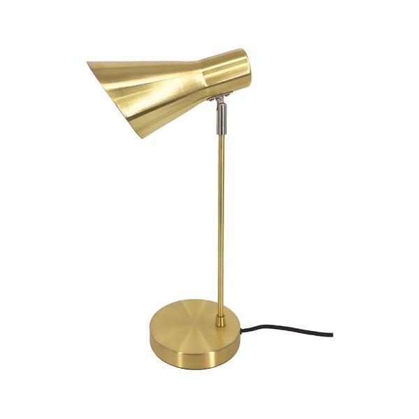 Leitmotiv Beaufort galda lampa ar zeltītu pārklājumu
