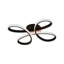 Melna LED griestu lampa 40x40 cm Fly – Trio