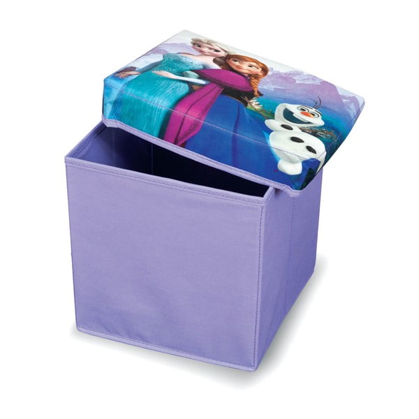 Violeta rotaļlietu uzglabāšanas kastee Domopak Frozen, garums 30 cm