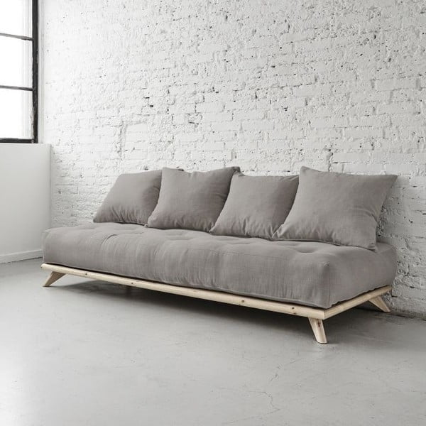 Dīvāns Senza Natural/Granite Grey