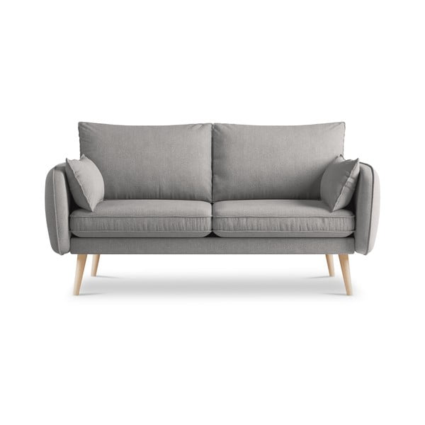 Pelēks divvietīgs dīvāns Kooko Home Lento, 158 cm