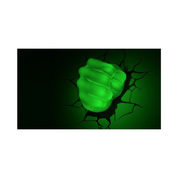 Bērnu 3D sienas lampas Hulka dūriens-image-1