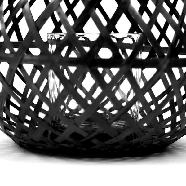 Melna bambusa laterna Compactor Bamboo Lantern, ⌀ 25 cm-image-1