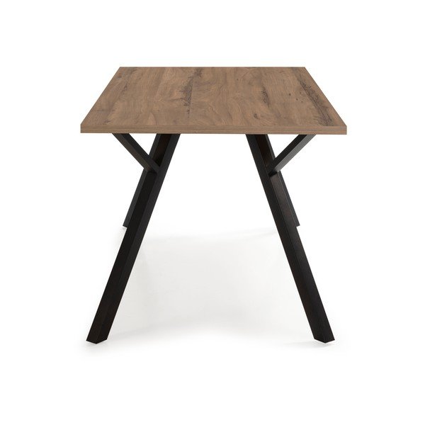 Ēdamgalds ar valrieksta koka imitācijas galda virsmu 90x160 cm Paola – Marckeric-image-2