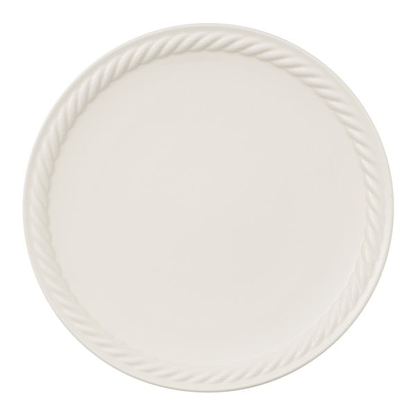 Balts porcelāna šķīvis Villeroy & Boch Montauk, ⌀ 27 cm