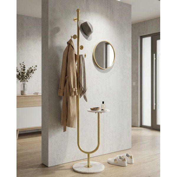 Zelta krāsas metāla pakaramais 40x176 cm – Mauro Ferretti-image-1