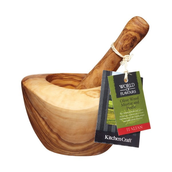 Olīvkoka piesta Kitchen Craft Italian-image-1