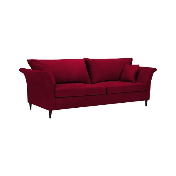 Sarkans izvelkamais dīvāns ar veļas kasti Mazzini Sofas Pivoine-image-2
