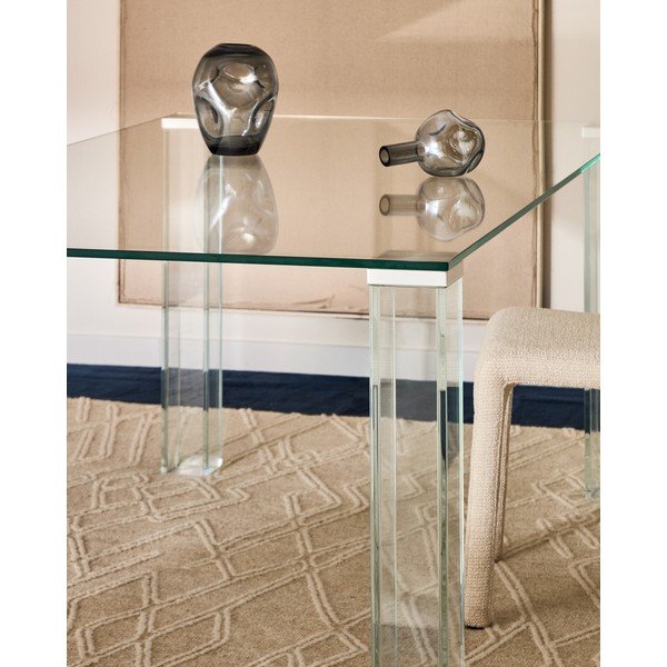 Stikla ēdamgalds 90x160 cm Adularia – Kave Home-image-3