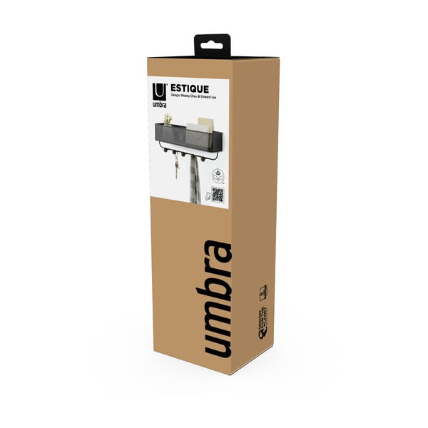 Sienas metāla atslēgu turētājs Estique – Umbra-image-1