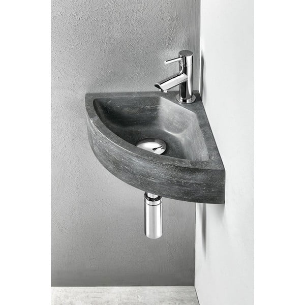 Spīdīgas sudraba krāsas stāvošs jaucējkrāns izlietnei Small – Sapho-image-1