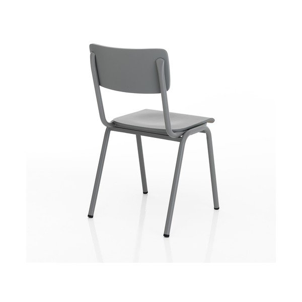 Pelēki ēdamistabas krēsli (2 gab.) Old School – Tomasucci-image-3