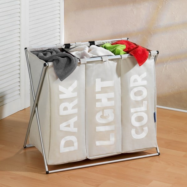 Bēšs veļas grozs Wenko Trio, 130 l-image-1