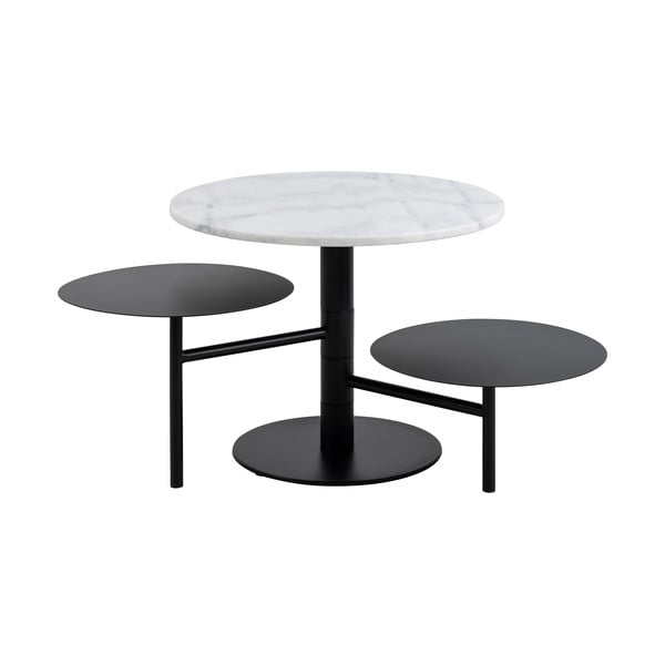 Balts apaļš žurnālgaldiņš ø 60 cm Lahti – Actona-image-3