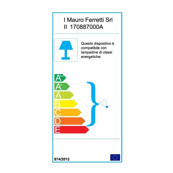 Oranžs Mauro Ferretti Piekaramais galda lukturis-image-3