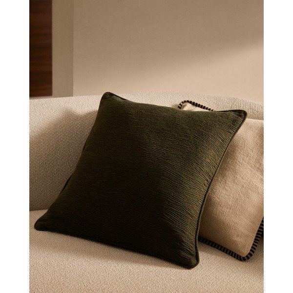 Žakarda spilvendrāna 45x45 cm Labid – Kave Home-image-1