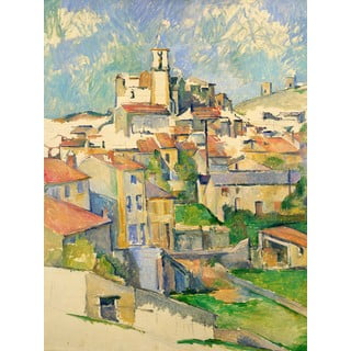 Gleznas reprodukcija Paul Cézanne – Gardanne, 60 x 80 cm